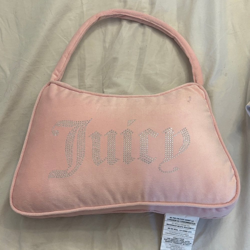 Juicy Couture Blush Pink Shoulder Bag pillow